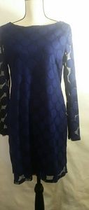 Midnight Blue lace Dress